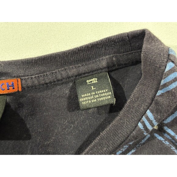 Scotch & Soda Men's Cotton Jersey Crew Neck Geometric Blue AOP Printed T-Shirt L - Picture 9 of 12